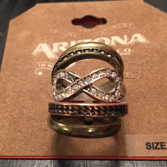 Ring Set of 5 - size 7 - Picture 4 of 7